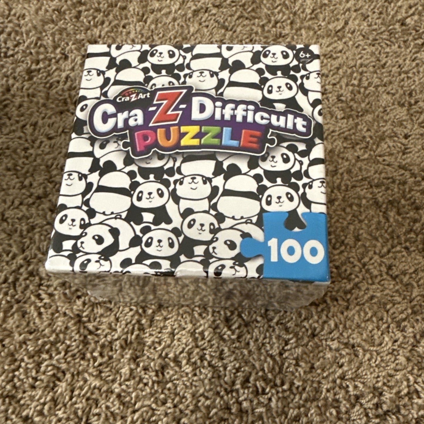 Cra-Z-Art Puzzle Bundle with Playing Cards Goldfish Pandas 100pc NEW