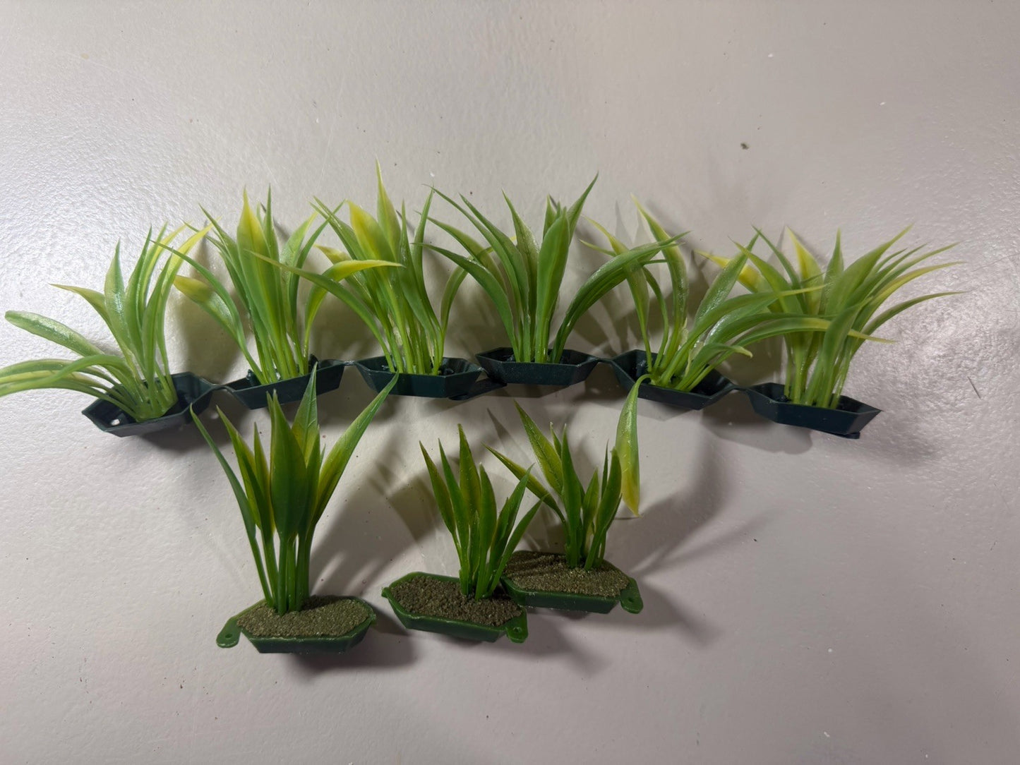Artificial Aquarium Plants Lot Mixed Colors Sizes Plastic Fish Tank Greenery
