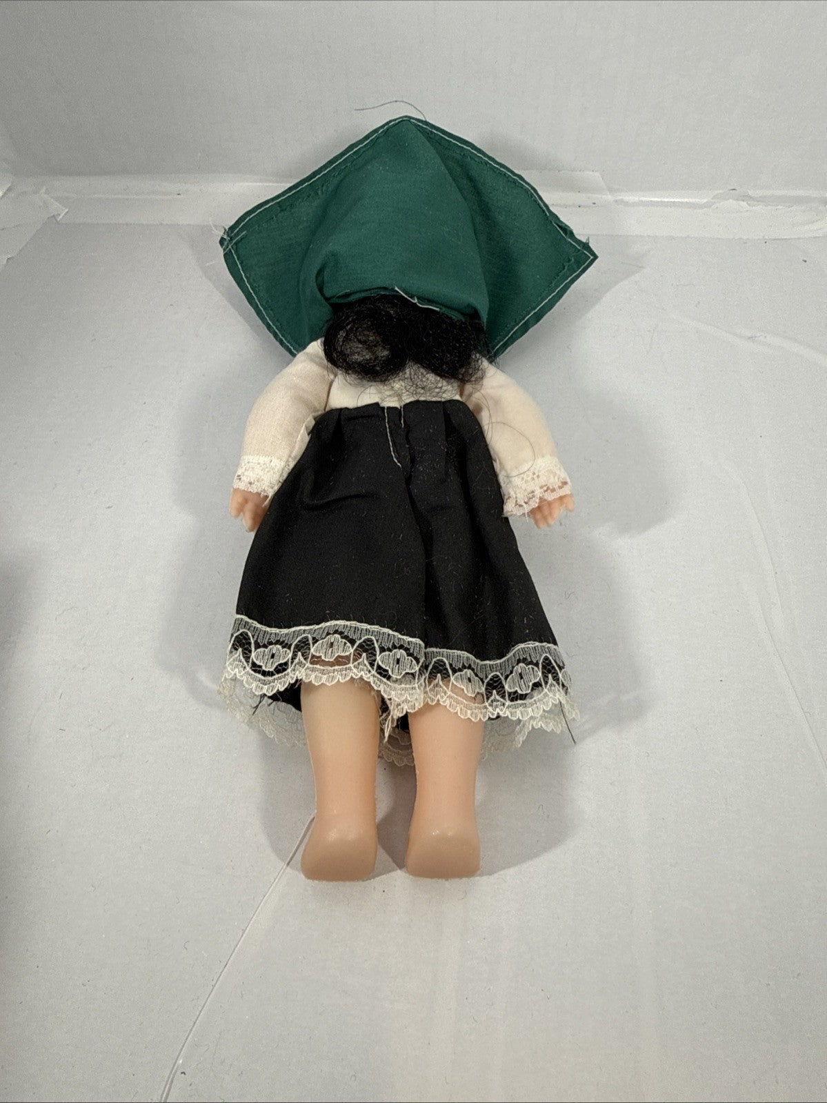 Vintage Irish St Patricks Day Doll Posable Green Dress Collectible 10"