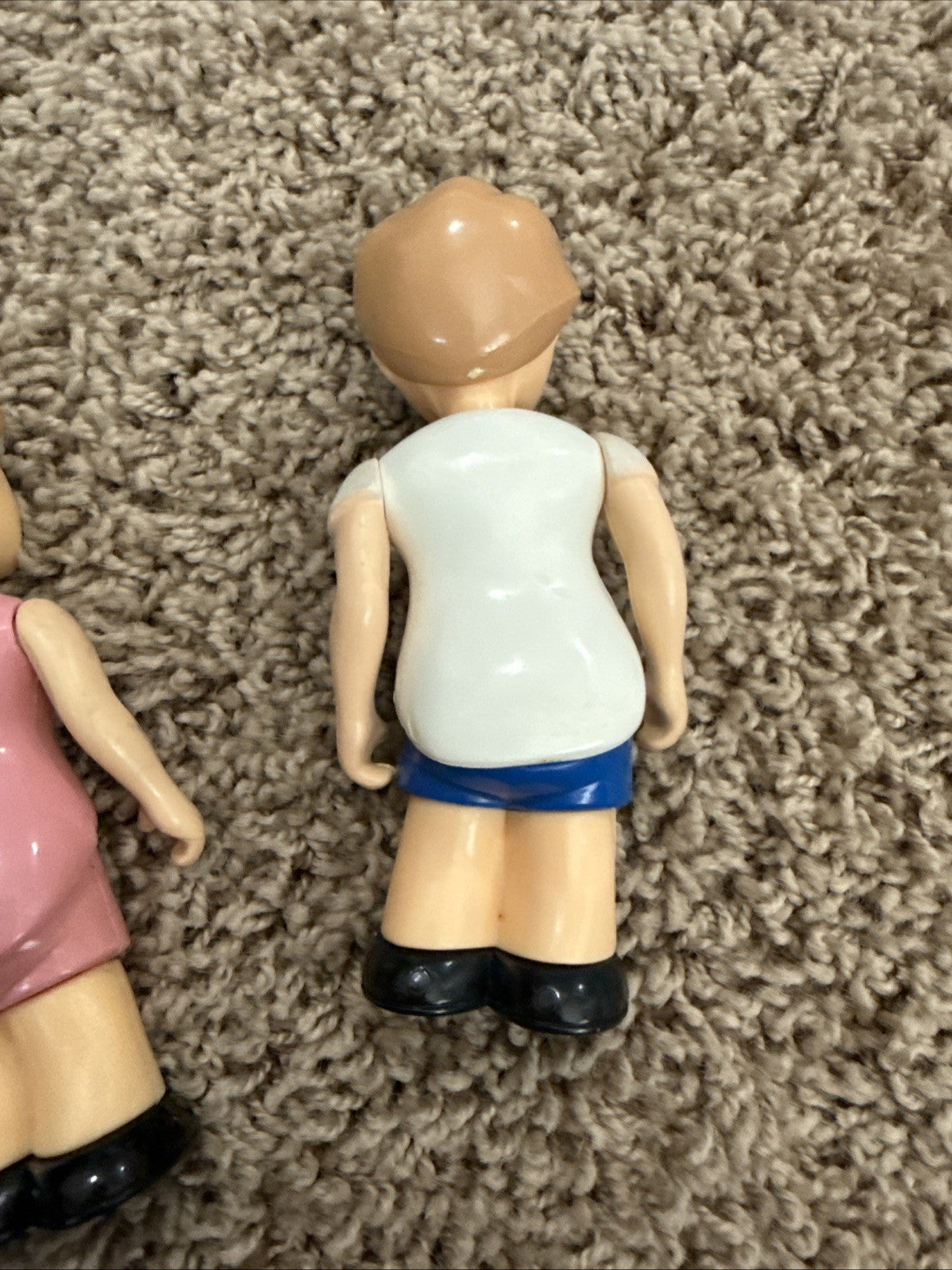 Vintage Little Tikes Dollhouse Family Mom Boy People Figures Lot Of 2