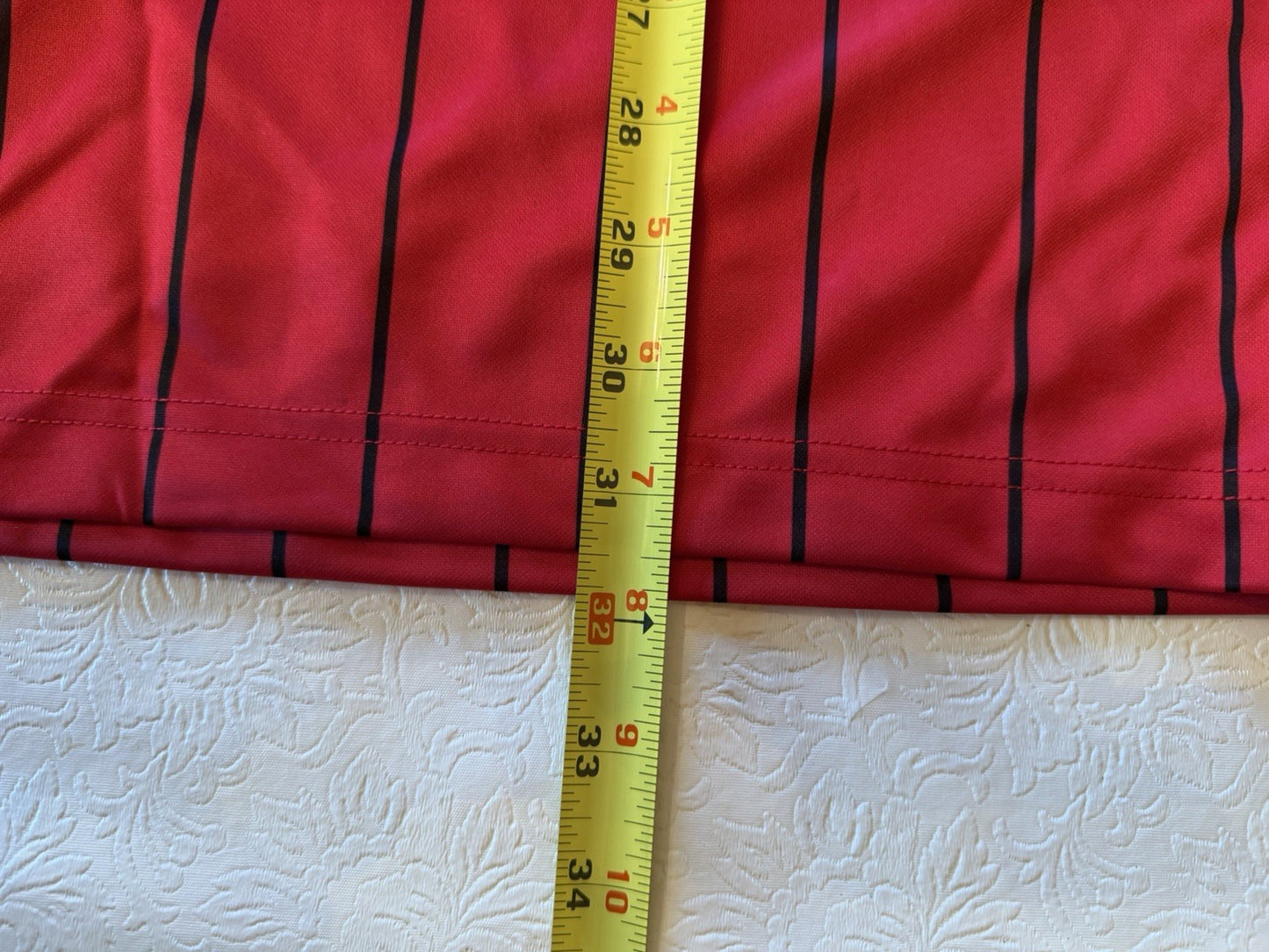 8 Pack High 5 Sportswear Referee Jerseys Red Yellow Striped Polo Shirts M, L, XL
