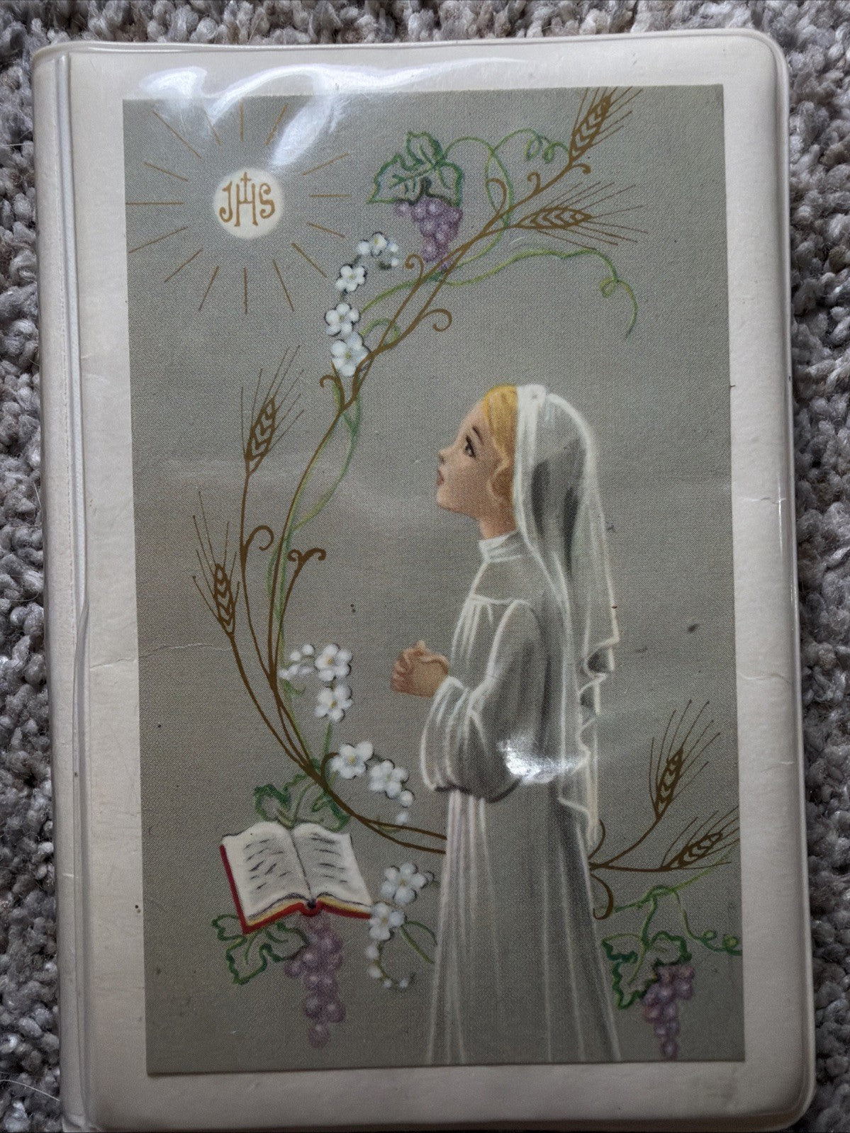 Blessed Trinity Missal First Holy Communion Padded Books 1972 1973 Set