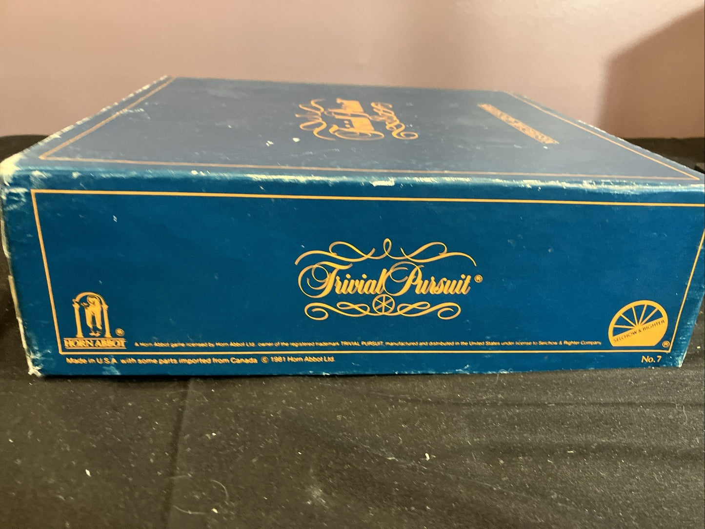 Vintage 1981 Trivial Pursuit Genius Edition Board Game Master Set