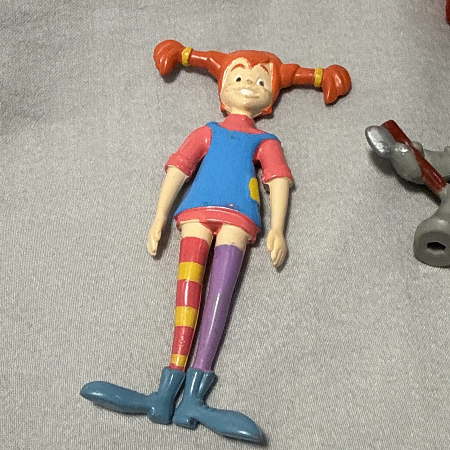 Lot of 7 Vintage Toy Figurines Pippy Longstockings Garfield Marx Caveman Bendale
