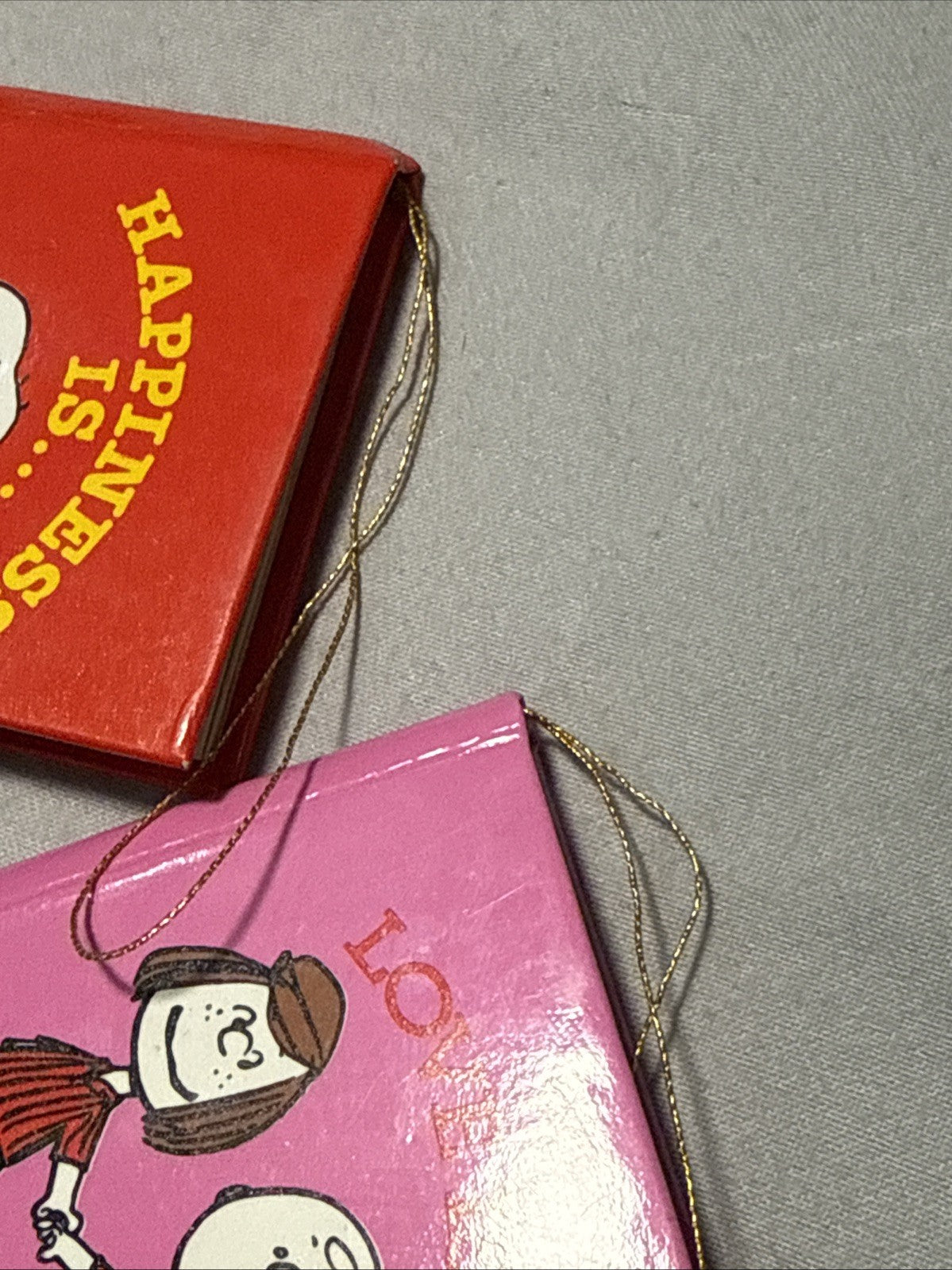 Vintage Snoopy Peanuts Lot Rubber Figure Notepads Ornaments Pencil Pen Set 1965