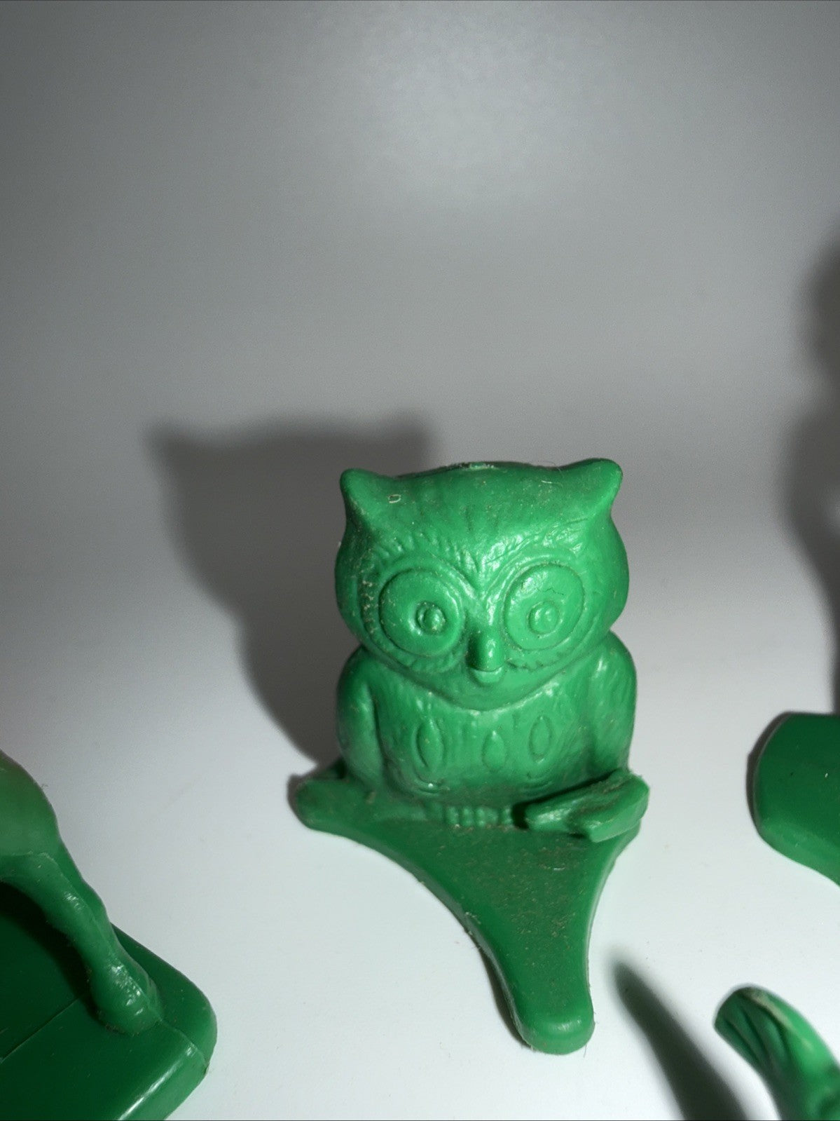 Vintage Tupperware Busy Blocks Figures Green 1970s Toy Lot 9pc