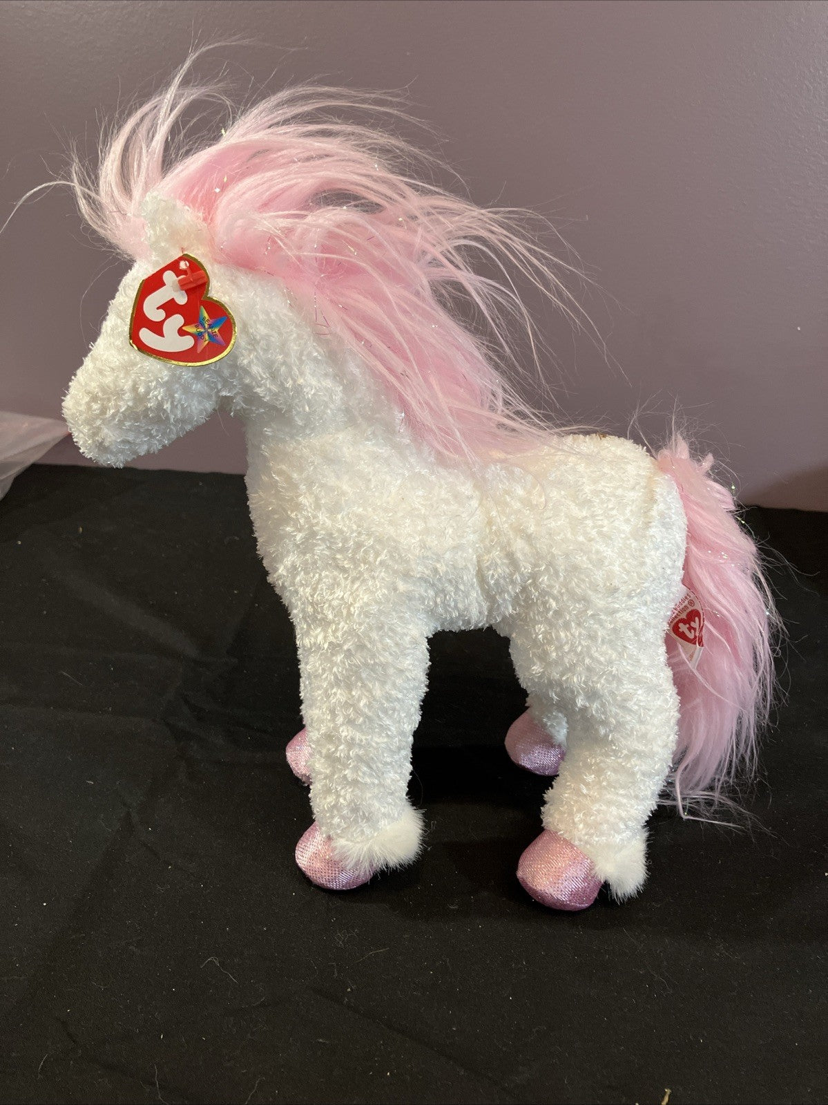 Ty Beanie Baby Enchanting Horse Plush MWMT Braided Mane