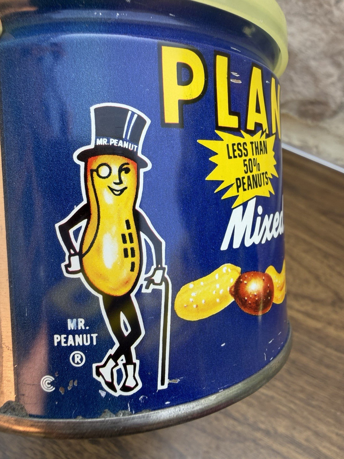 Vintage Kitchen Advertising Cans Lot Maxwell House Folgers Planters Mr Peanut