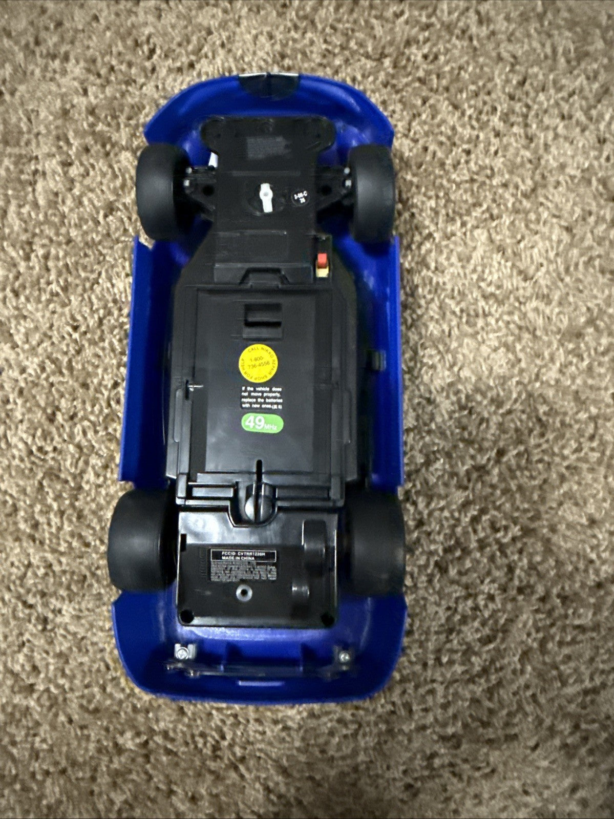 2001 New Ray Shelby Series 1 Diecast Sports Car Blue 132 Scale