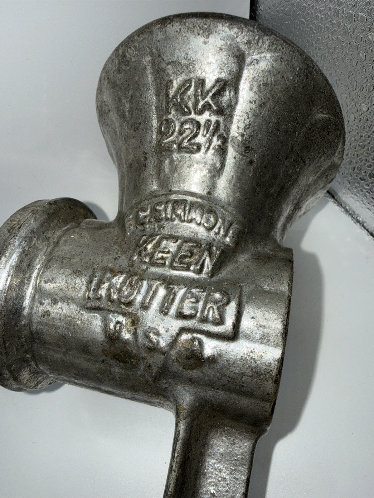 Vintage E.C. Simmons Keen Kutter Cast Iron Meat Grinder Food Chopper KK21/2