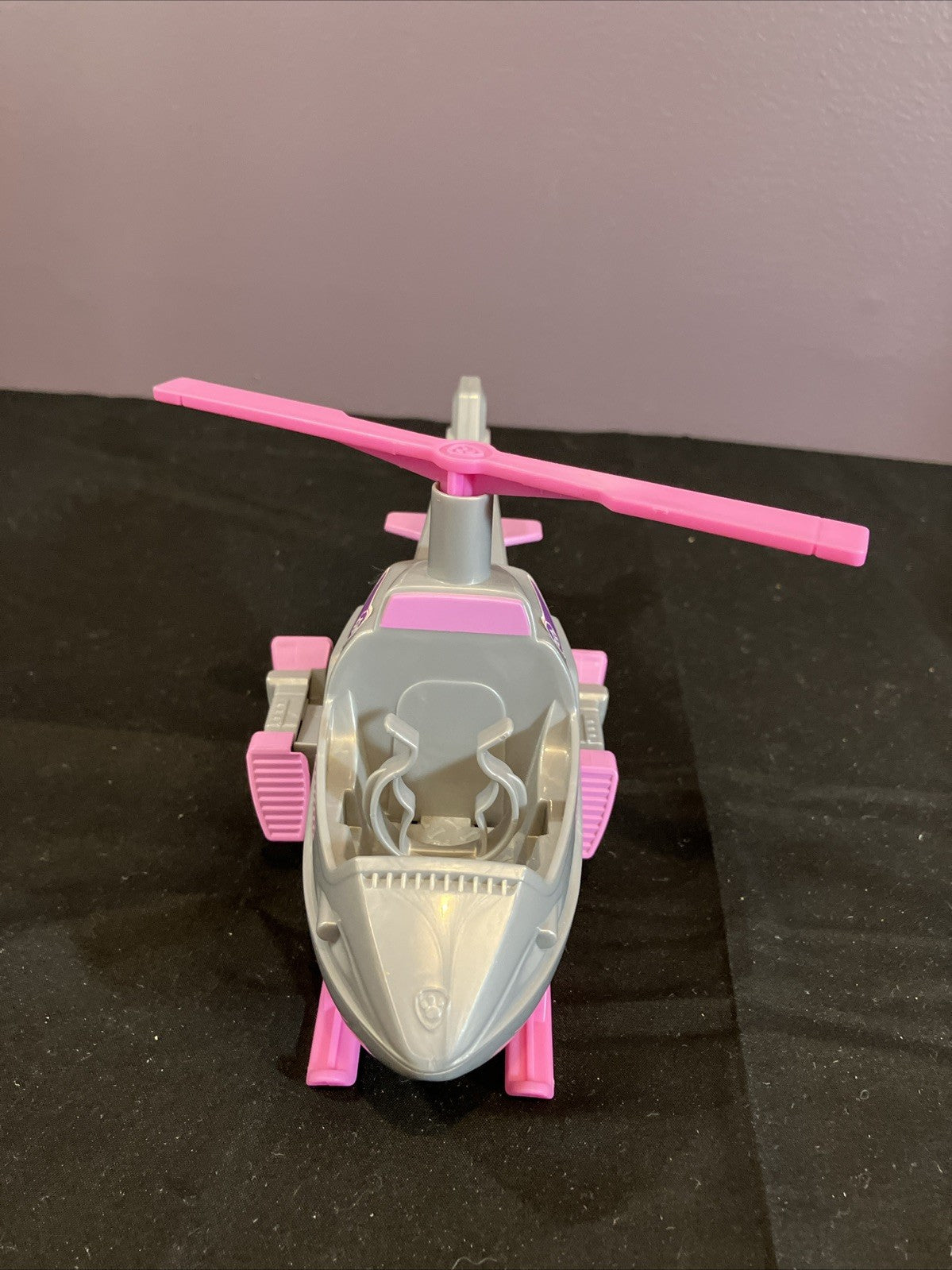 Paw Patrol Skye Helicopter Toy Deluxe Vehicle Pink Grey Spin Master