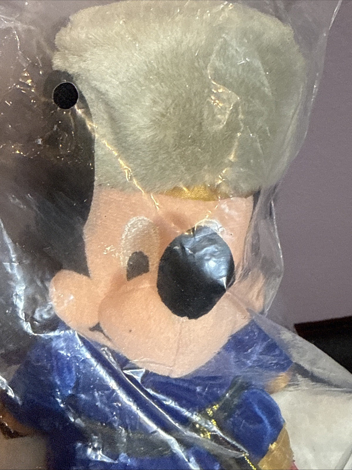 Disney Mickey Minnie Plush Snow Globe Style Russian Trotter Set Sealed NIB