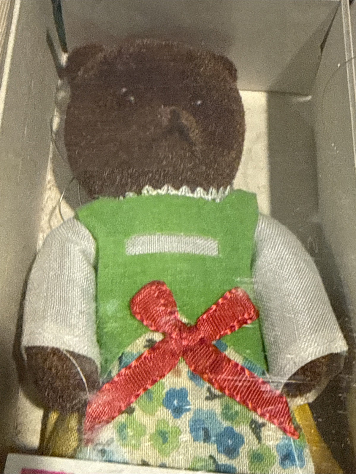 Vintage Shackman Teddy Bears Of All Nations Set 12 Flocked Bears 1982