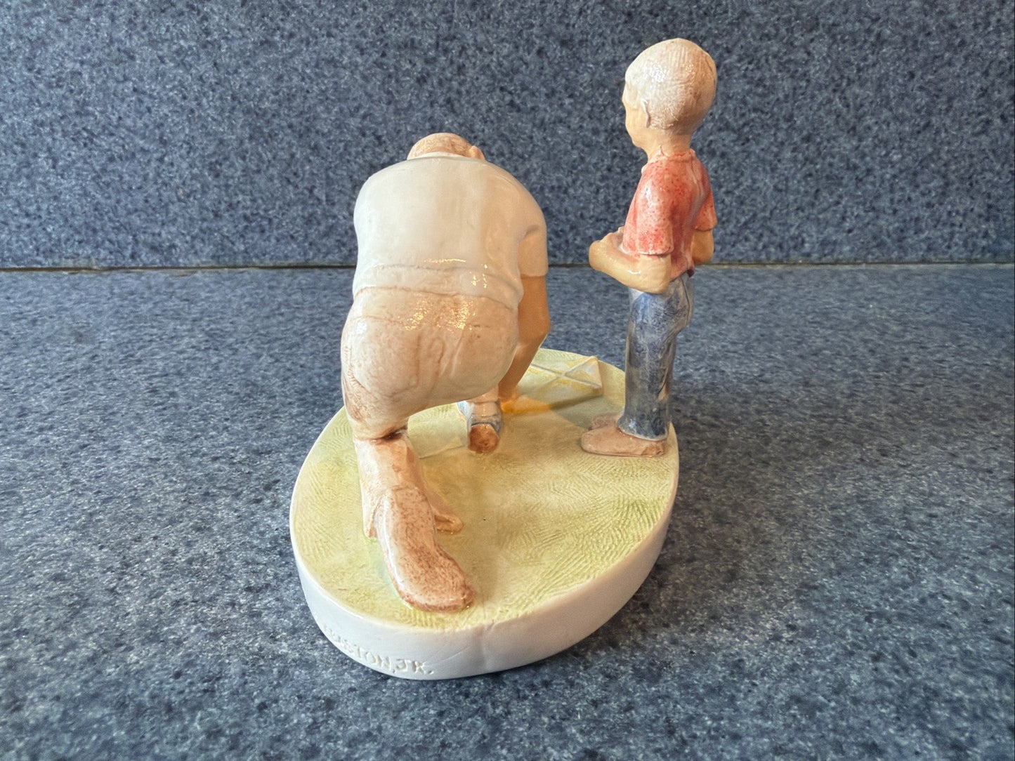 Sebastian Miniatures The First Kite Figurine Signed Hand Painted SR C I Vintage