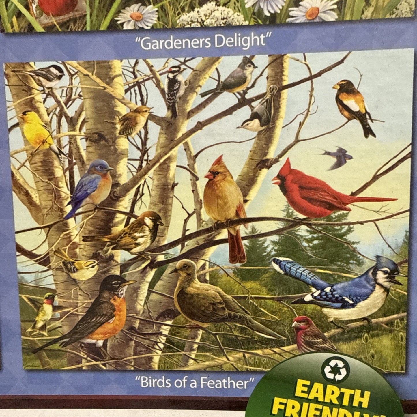 Birds of the Season 500 Piece Jigsaw Puzzle Lot of 4 Preowned Nature Art