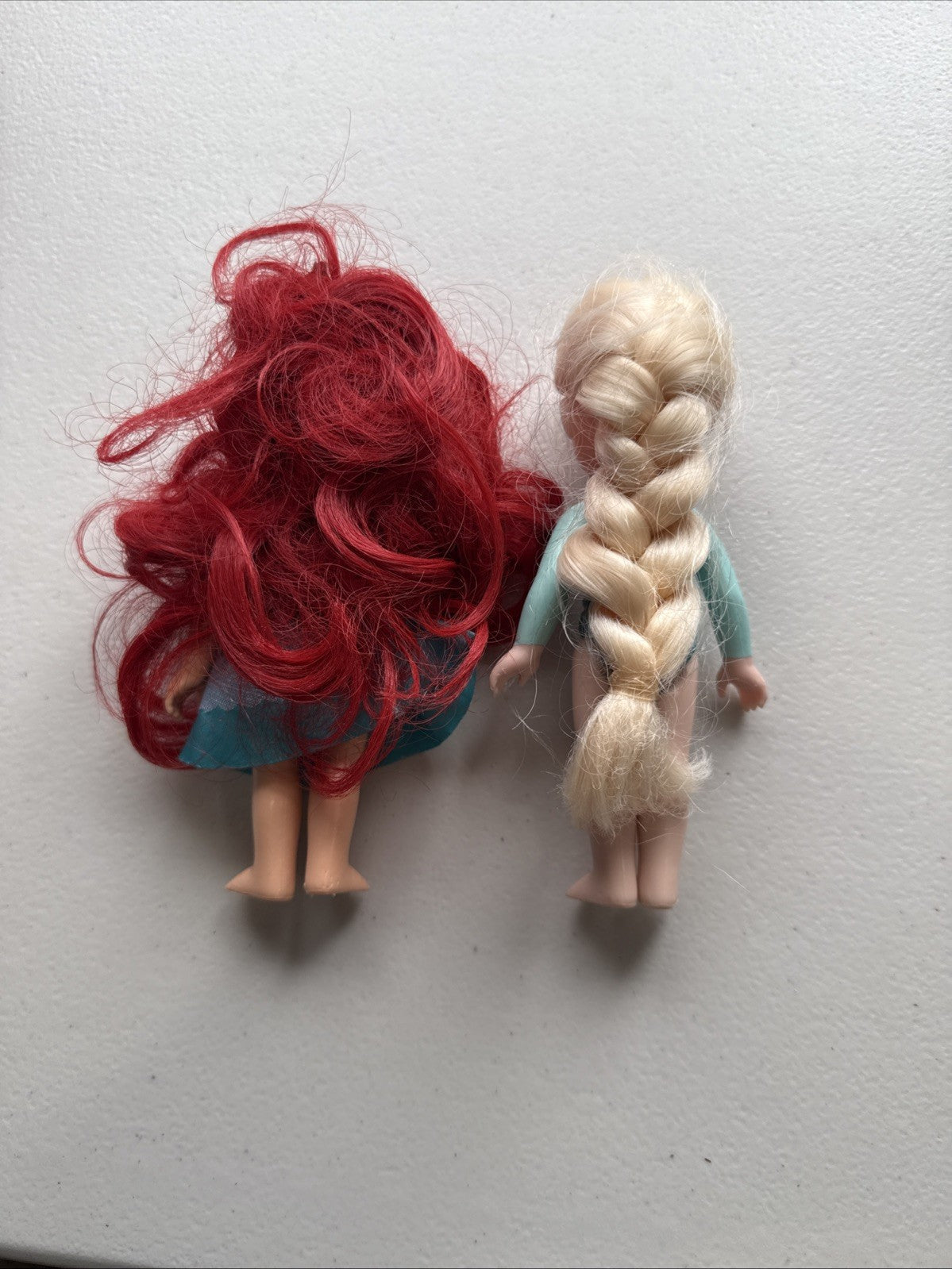 Disney Princess Petite - Elsa & Ariel - Lot Of 2 - 6 inch Dolls