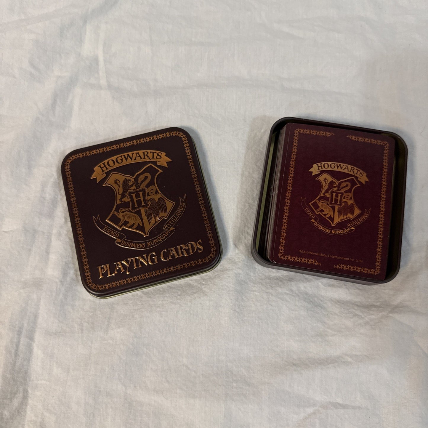 Harry Potter Playing Cards -Hogwarts full set 52 card - wizarding world Open Box