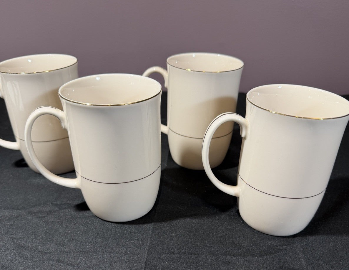 Otagiri Cala Lily Mugs Set of 4 Vintage Japan Curtis Swann