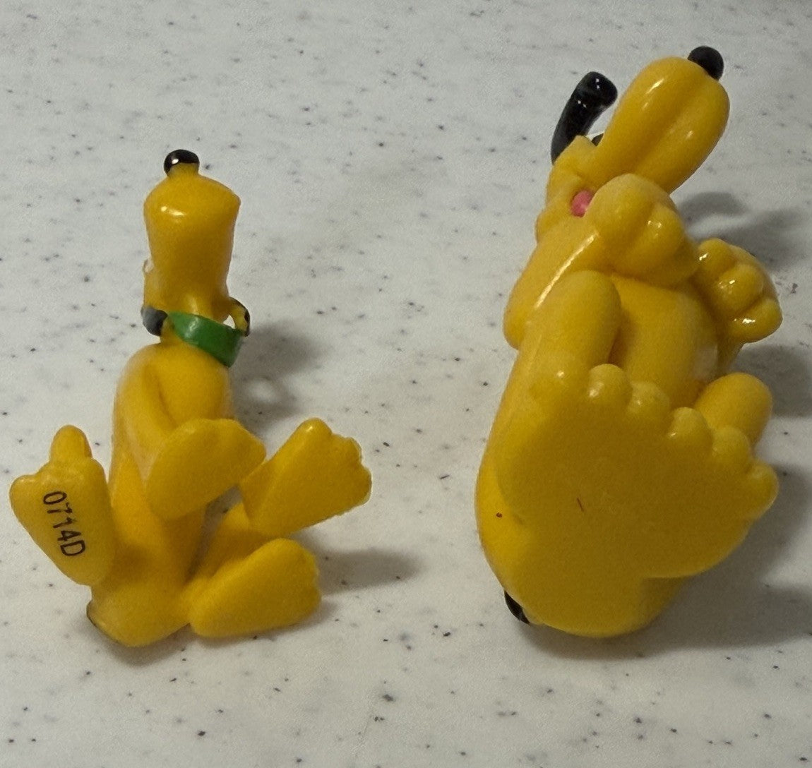 Disney Pluto PVC Figure Lot Mickey Mouse Clubhouse Cake Toppers Miniature 2pc
