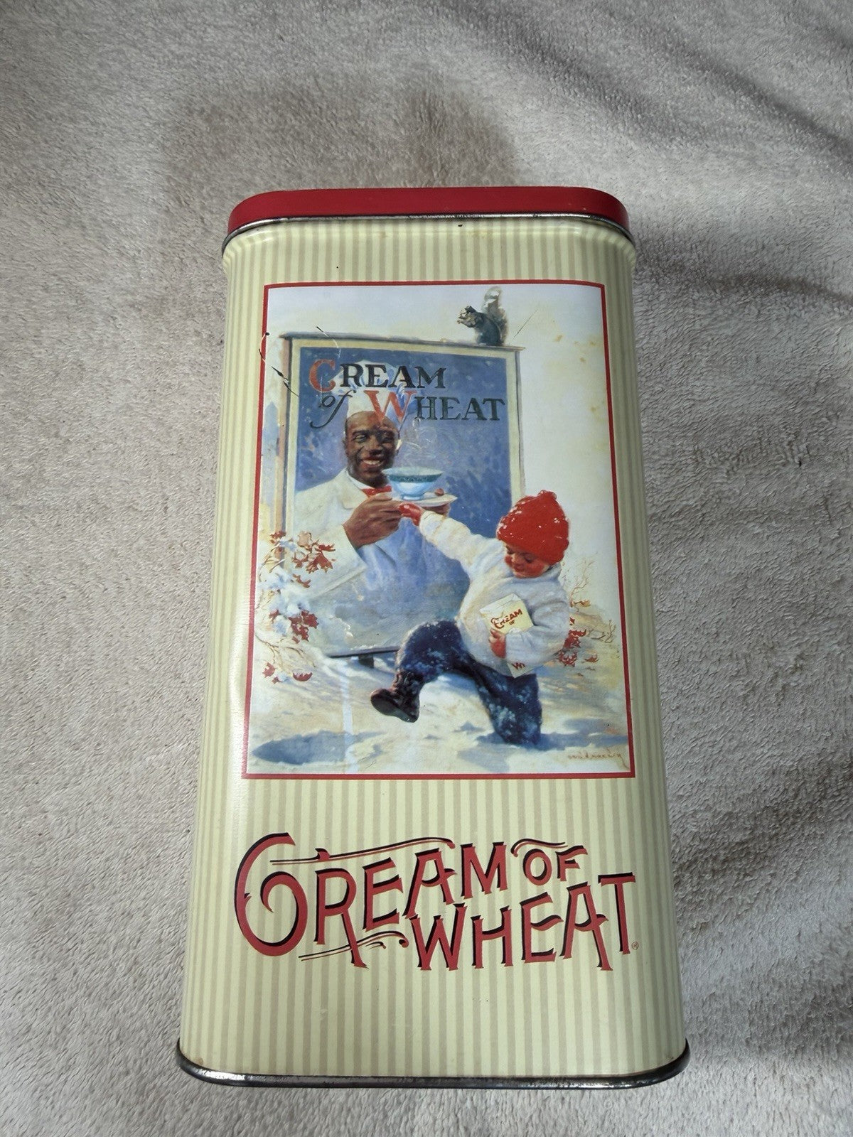 Nabisco Cream of Wheat Tin 1998 Empty Advertising Collectible Can