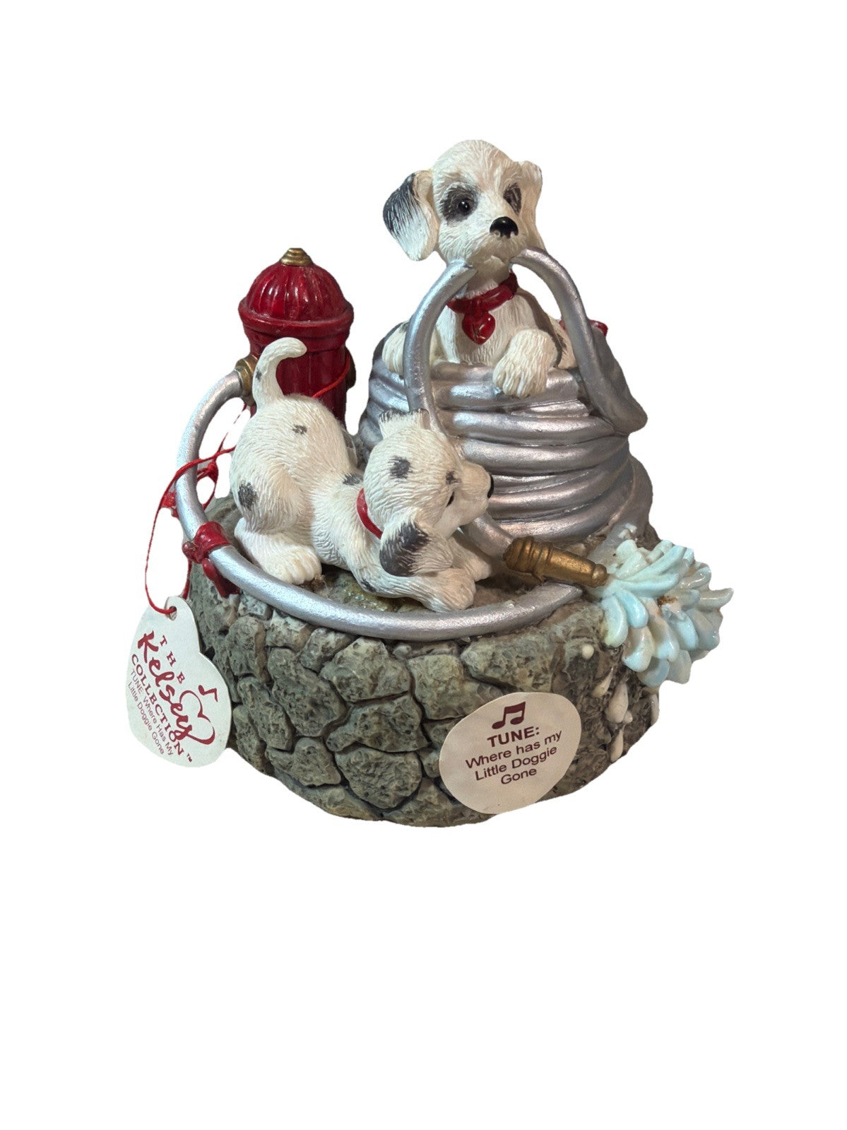 Kelsey Collection Music Box Dalmatian Where Has My Little Doggie Gone
