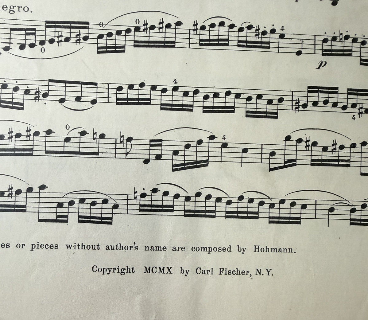 Vintage C H Hohmann Practical Violin Method Books Carl Fischer Publishing