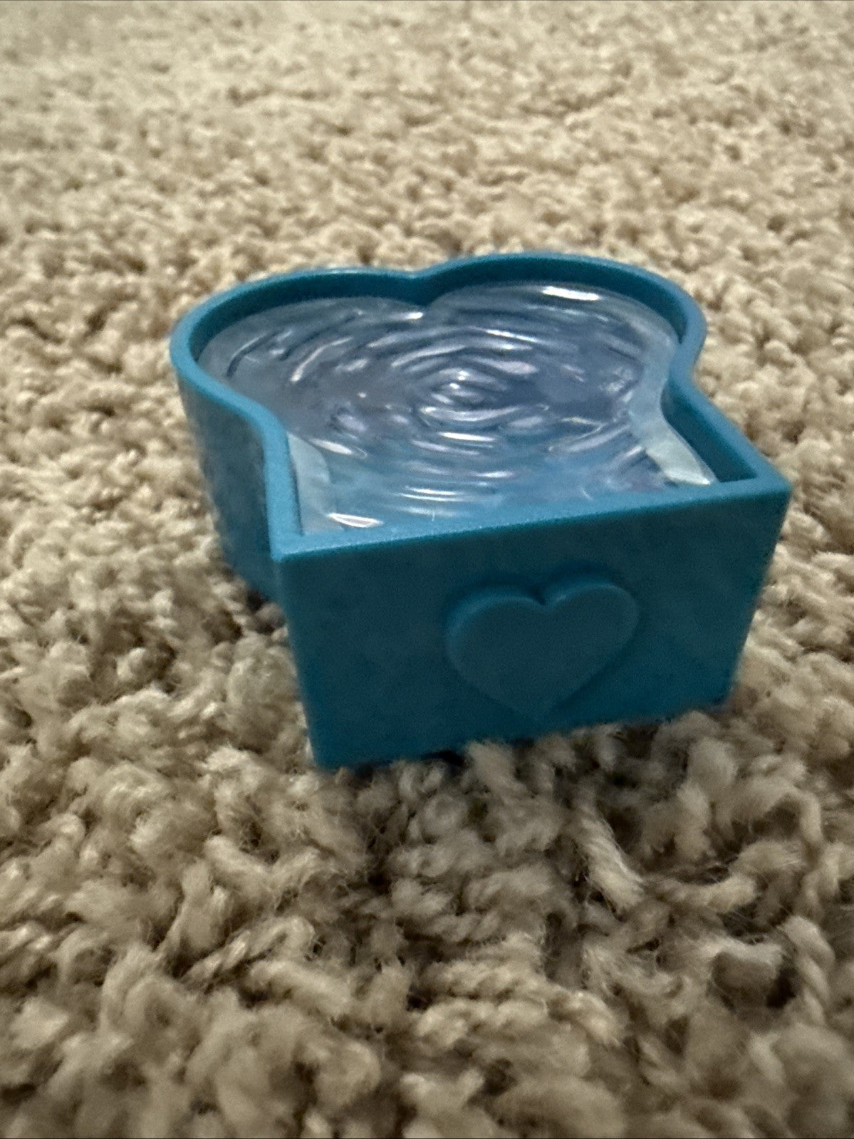 Battat Our Generation Replacement Heart Shaped Dog Bowl Paw Paradise Blue
