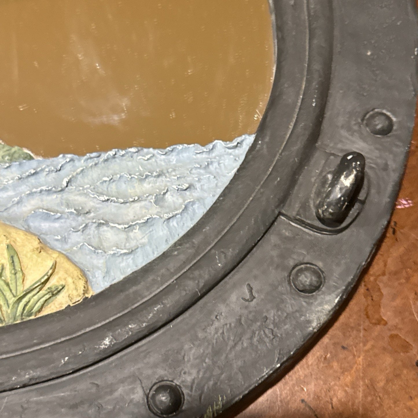 Nautical Lighthouse Wall Mirror 14x14 Island Bay Harbor Lake Ocean Coastal Decor