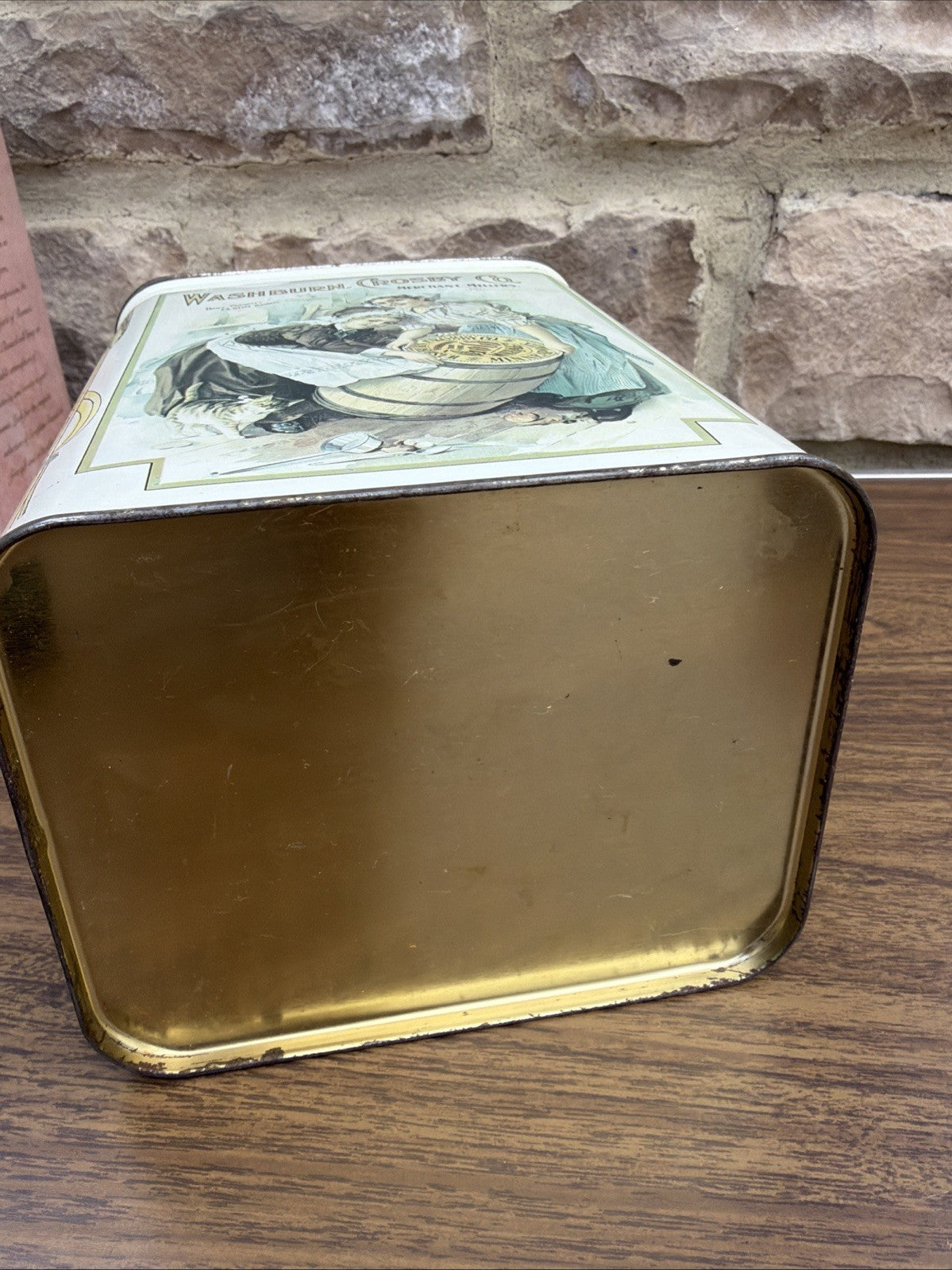 Vintage Washburn Crosby Flour Tin Gold Medal Canister Collectible