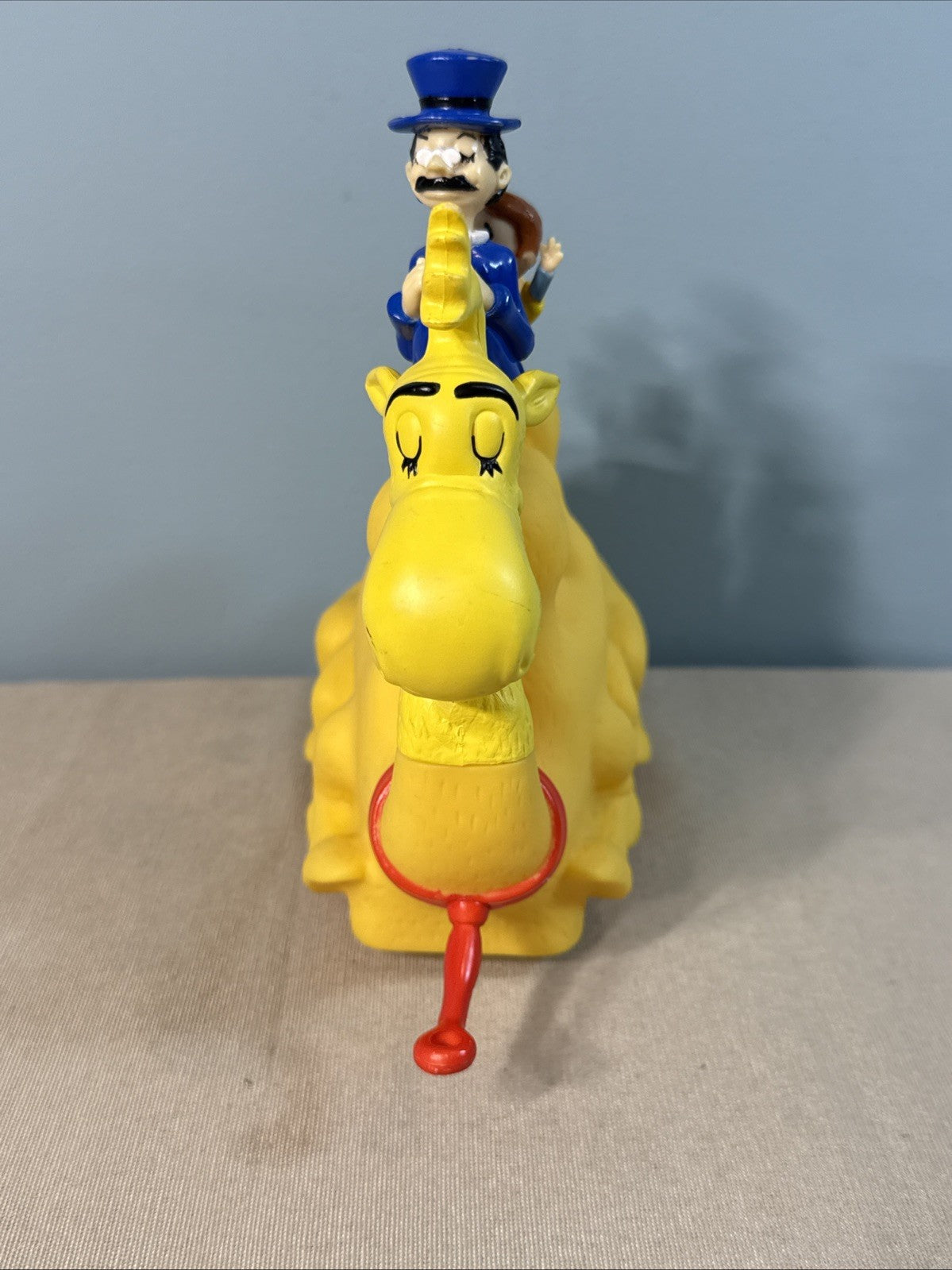 Vintage ERTL Dr Seuss Five Hump Wump Camel Yellow Pull Toy Motion Collectible