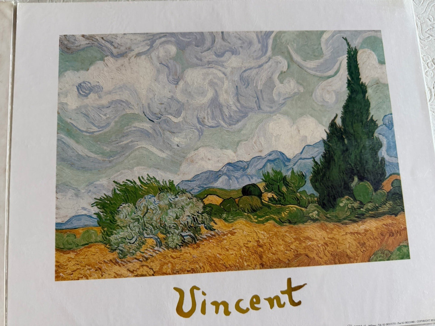 Maestri Della Pittura Vincent van Gogh Art Prints Set 4 Vintage 9x12