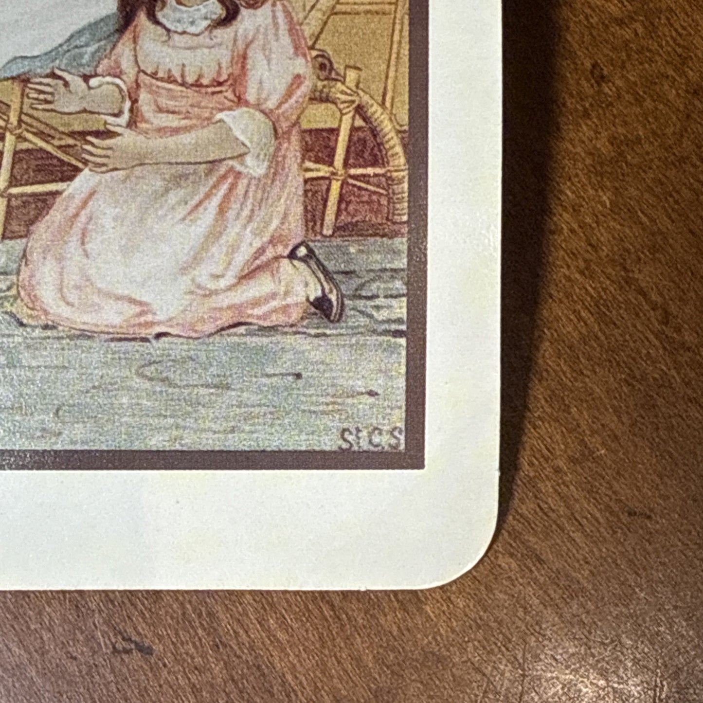 Postcard Whispers of Innocence Nostalgic Snapshot Art Print 1980s Vintage Style