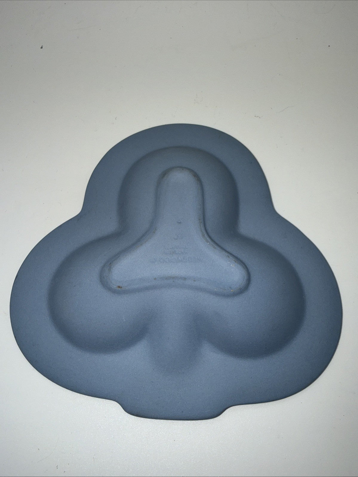 Wedgwood Jasperware Blue Clover Club Trinket Dish Ashtray England 4.5”