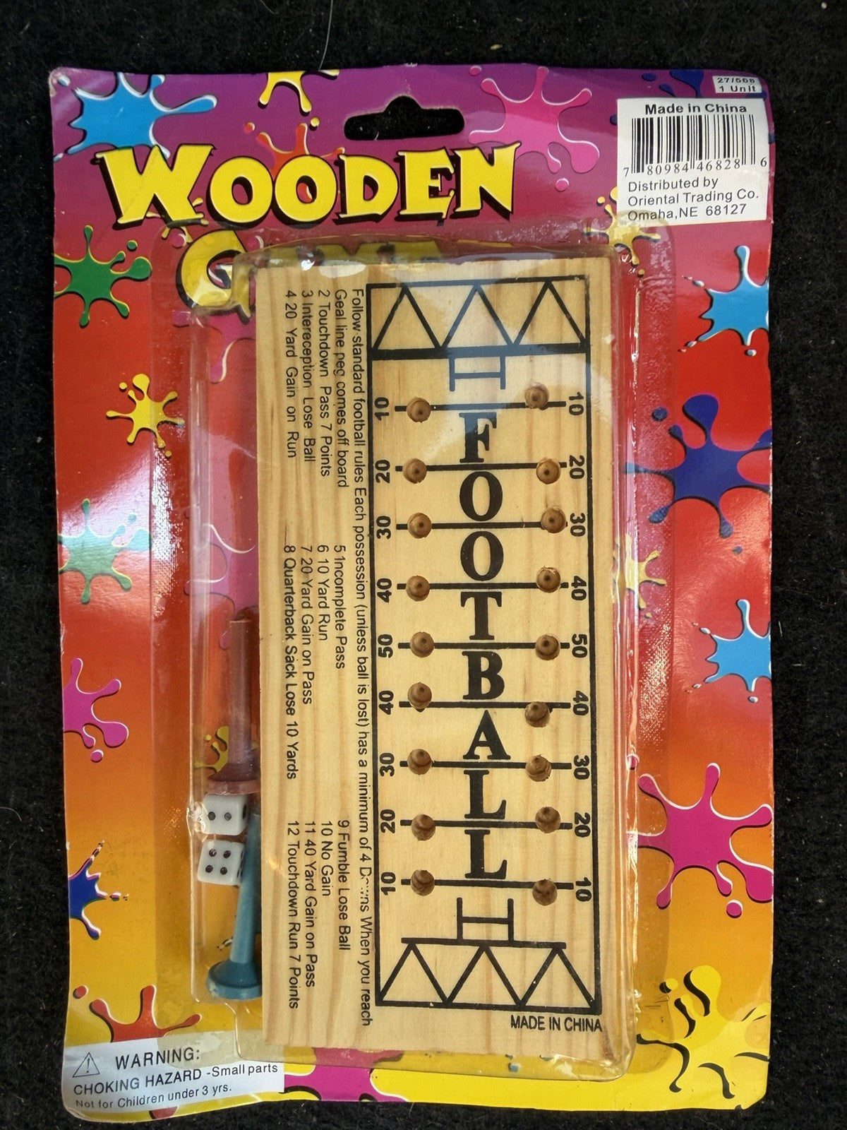 Vintage Wooden Table Games Lot 4 Baseball Football Tennis Elimination Dice Games