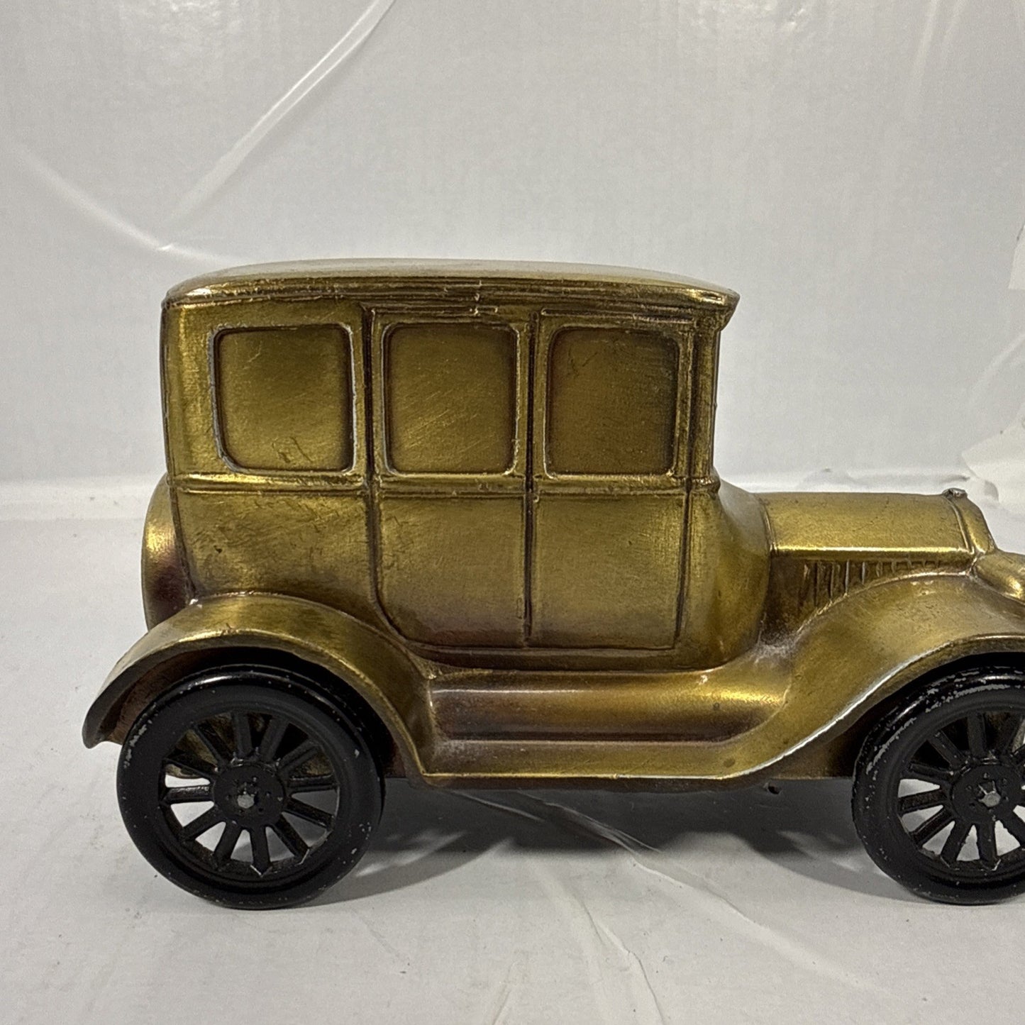 Vintage Banthrico 1926 Ford Model T Brass Coin Bank Chicago USA Auto