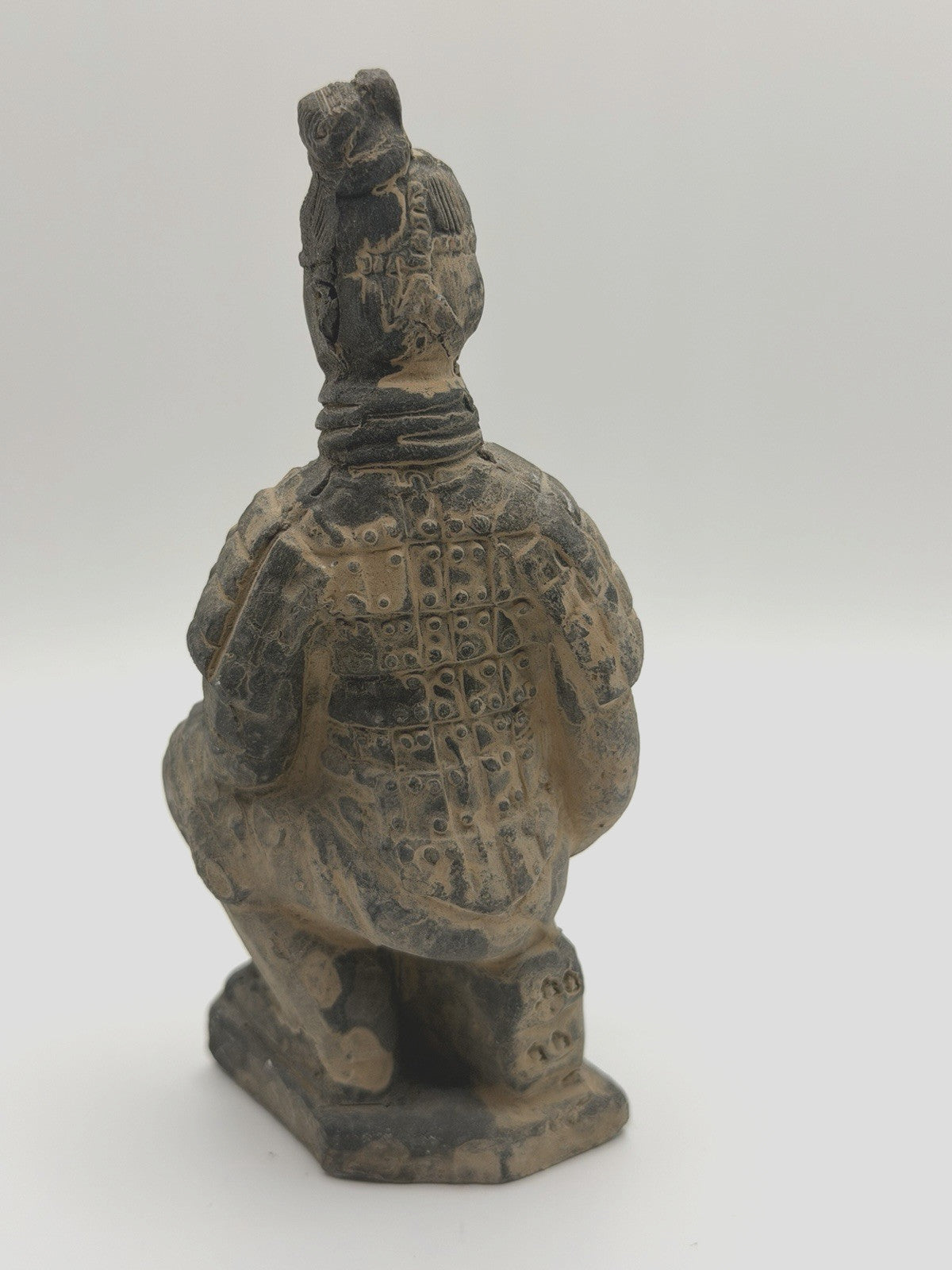 Vintage Chinese Terracotta Kneeling Warrior Soldier Figurine 5"