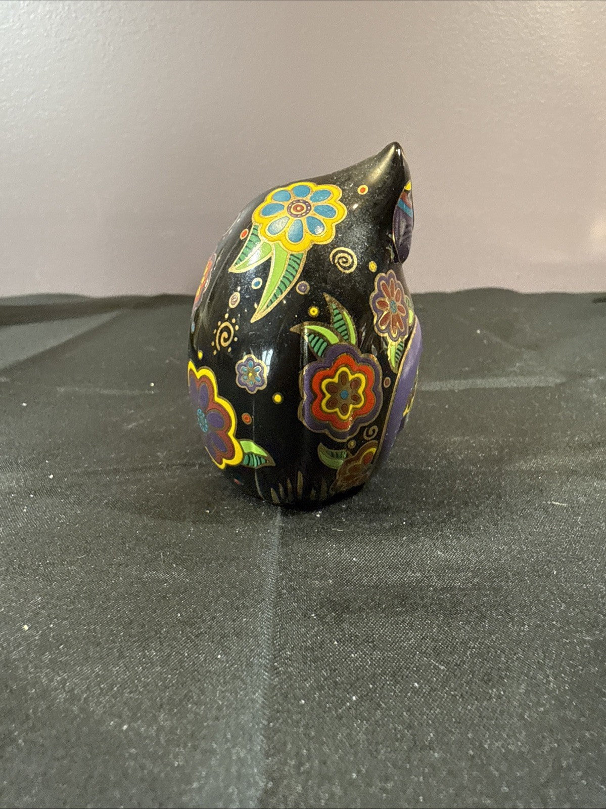 Vintage Laurel Burch Feline Plate Figurine Candle Holder Lot of 3 items