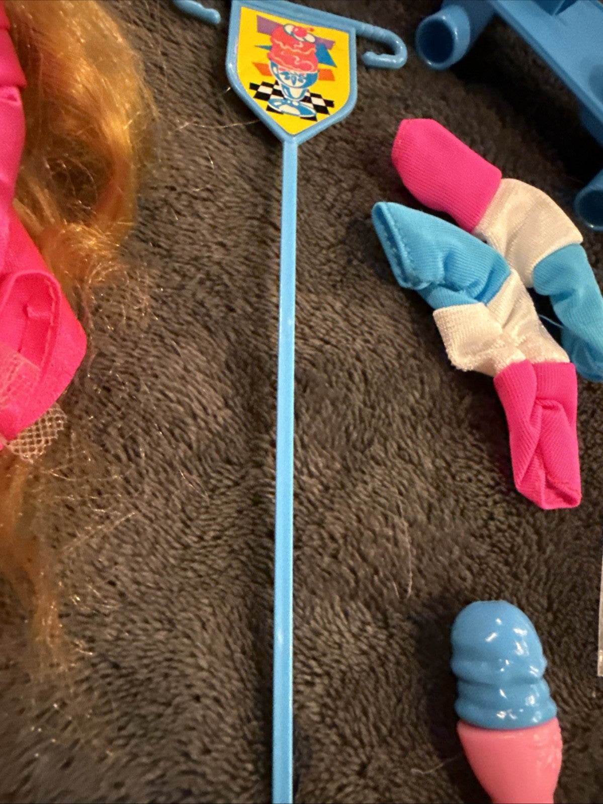 Vintage 1988 Mattel Cool Times Barbie Doll Scooter Fashion Accessories 1980s Toy