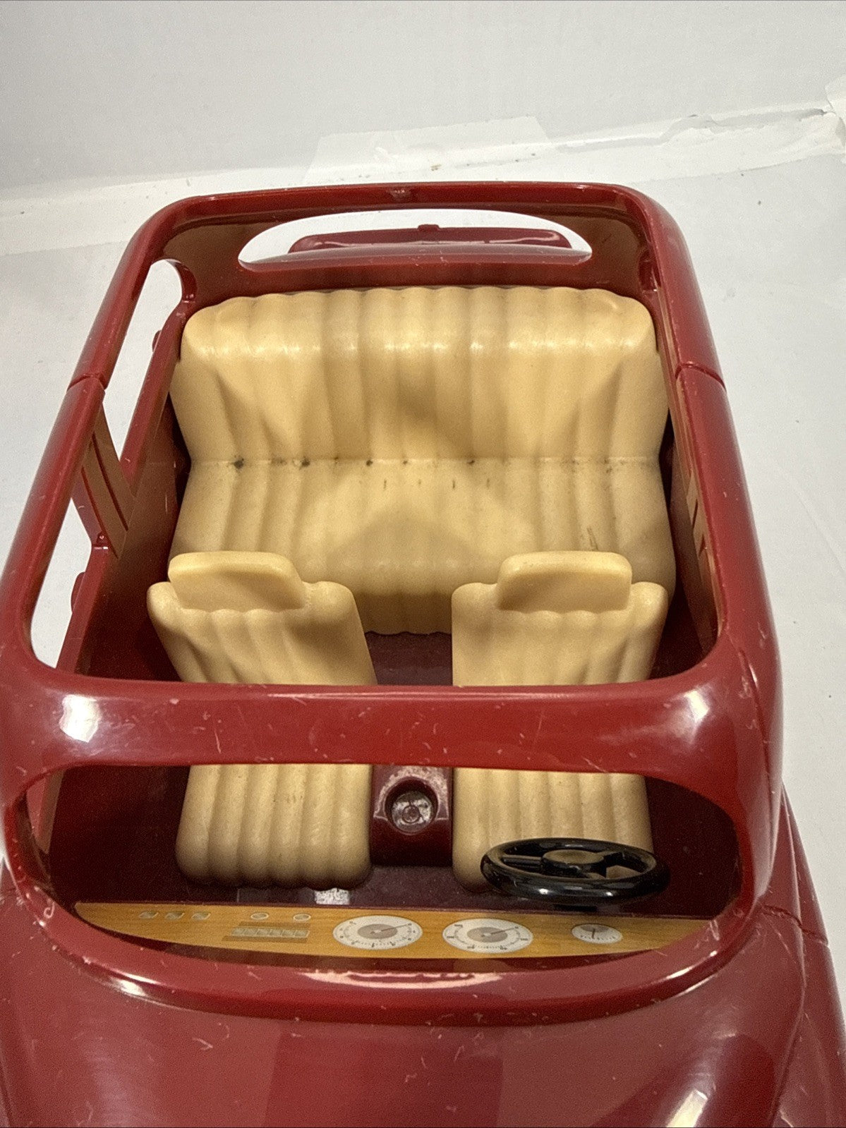 Calico Critters Burgundy Red Family Car Vehicle Toy Sylvanian Style