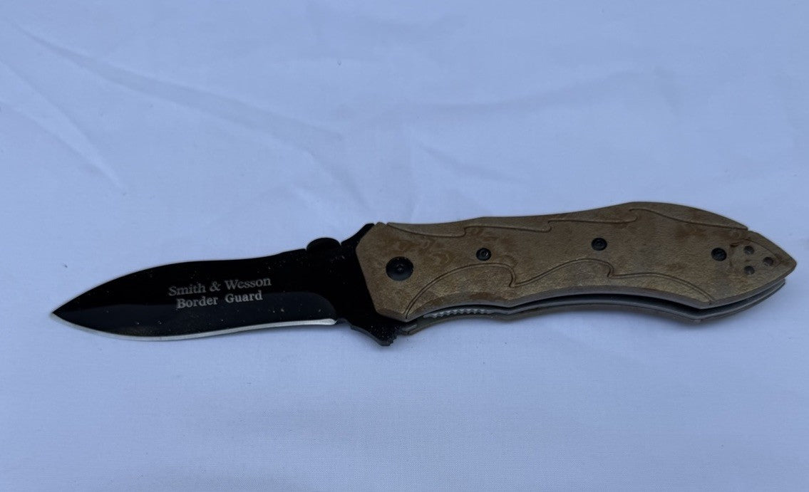 Smith & Wesson Folding Pocket Knife Lot of 3 HRT Taylor Brands Knives