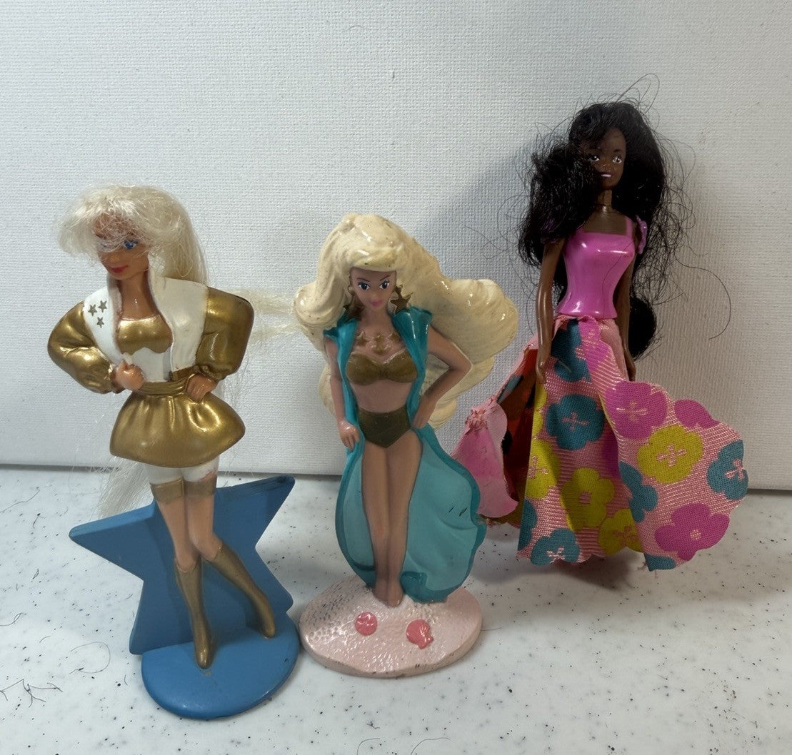 Vintage 1992 1993 McDonald's Barbie Happy Meal Toy Lot 12 Figurines