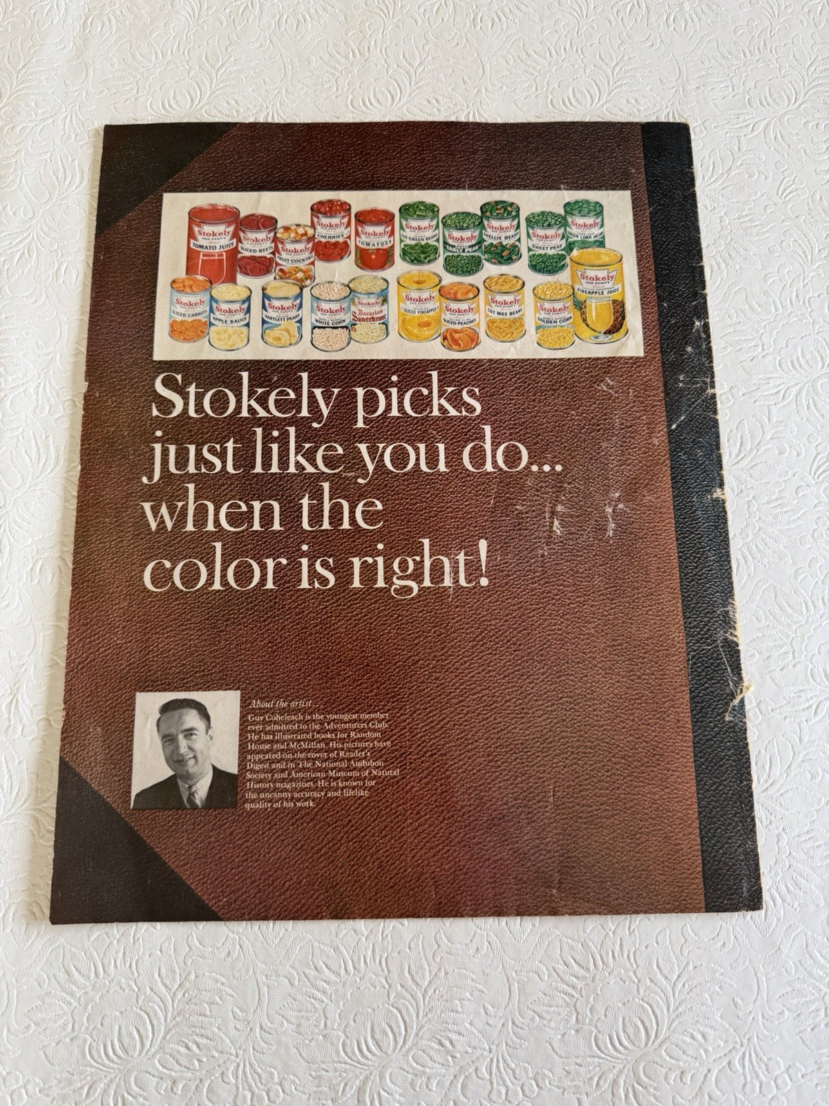 Vintage 1960s Stokely Portfolio Garden Favorites Guy Coheleach Art Prints Book
