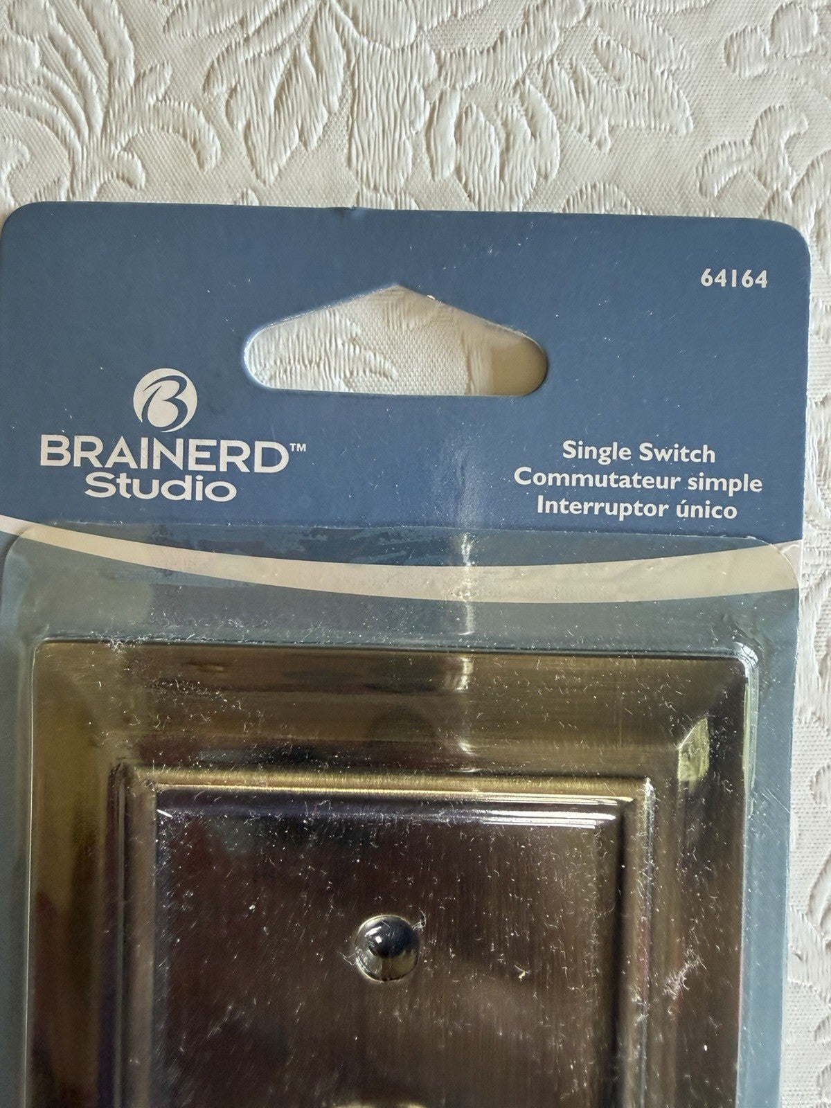 Brainerd Toggle Switch Wall Plate Antique Bronze 1 Gang New Sealed