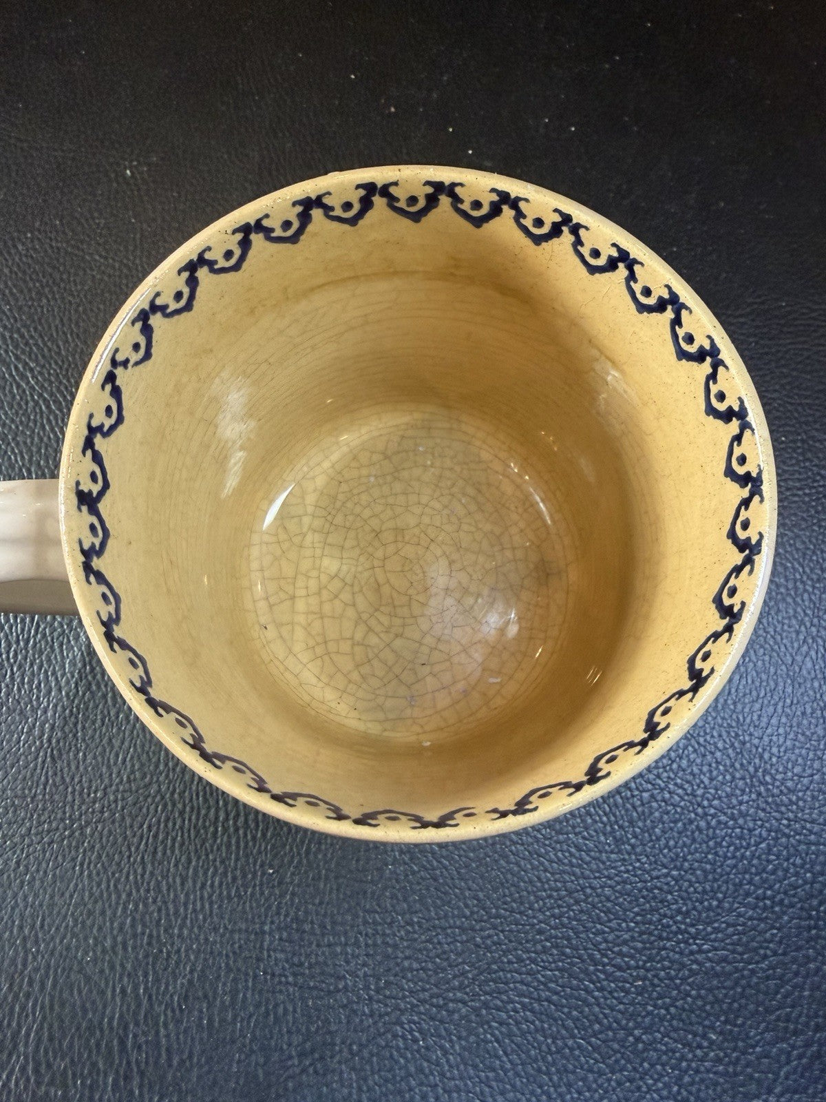 Vintage Nicholas Mosse Pottery Irish Stoneware Large Coffee Mug Floral Ireland