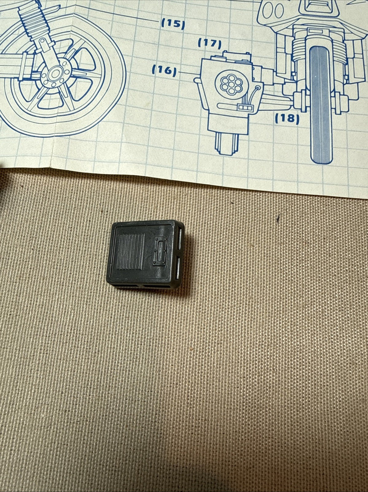 Vintage GI Joe Blueprint Lot RAM & FANG Vehicle Parts Instructions ARAH