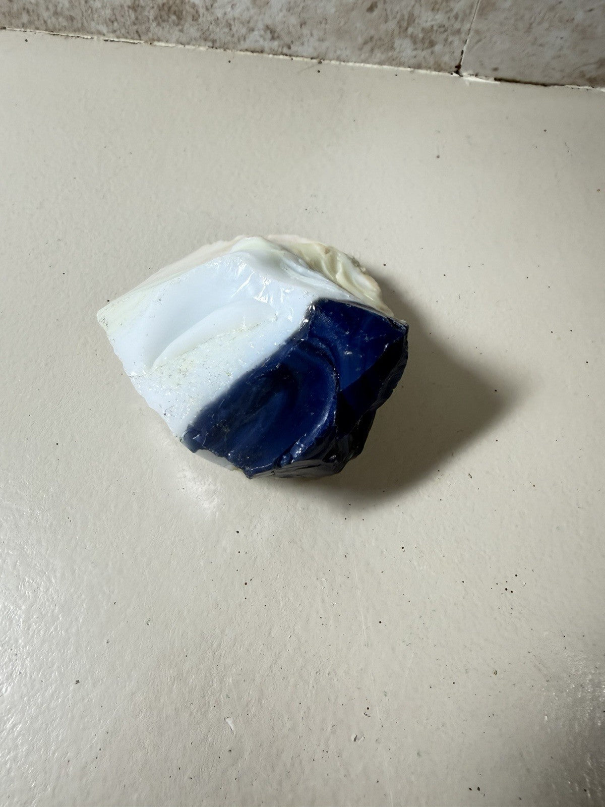 Raw Slag Glass Cullet Chunks Green Blue White Craft Stones Lot of 15 items