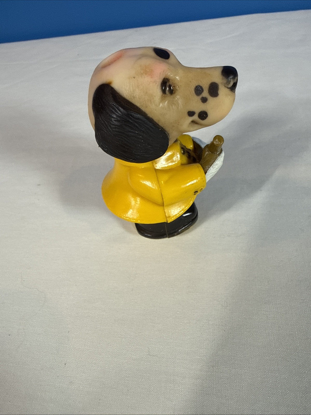 Vintage 1976 Mattel Hub Bubs Mr Dog Fire Fighter Happy Hollow Figure Toy