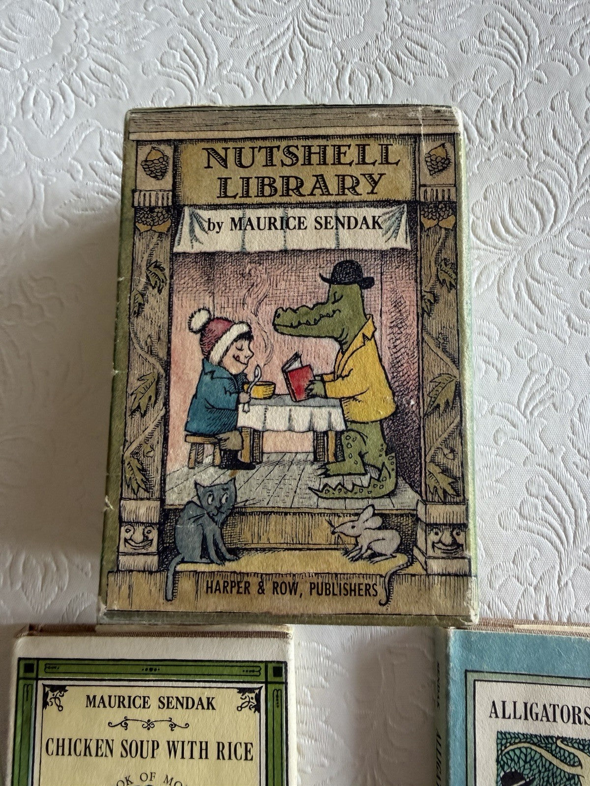 VTG Maurice Sendak Nutshell Library 1962 Harper Slipcase Complete 4 Book Set