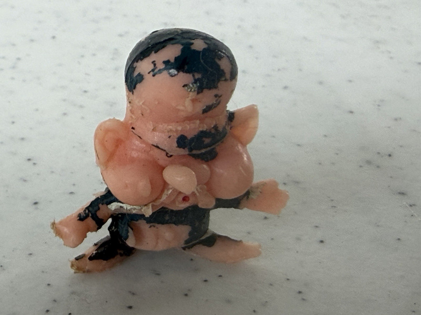 Vintage 1986 Mel Appel Weird Ball Slughead Collectible Figure Rare Baseball Toy