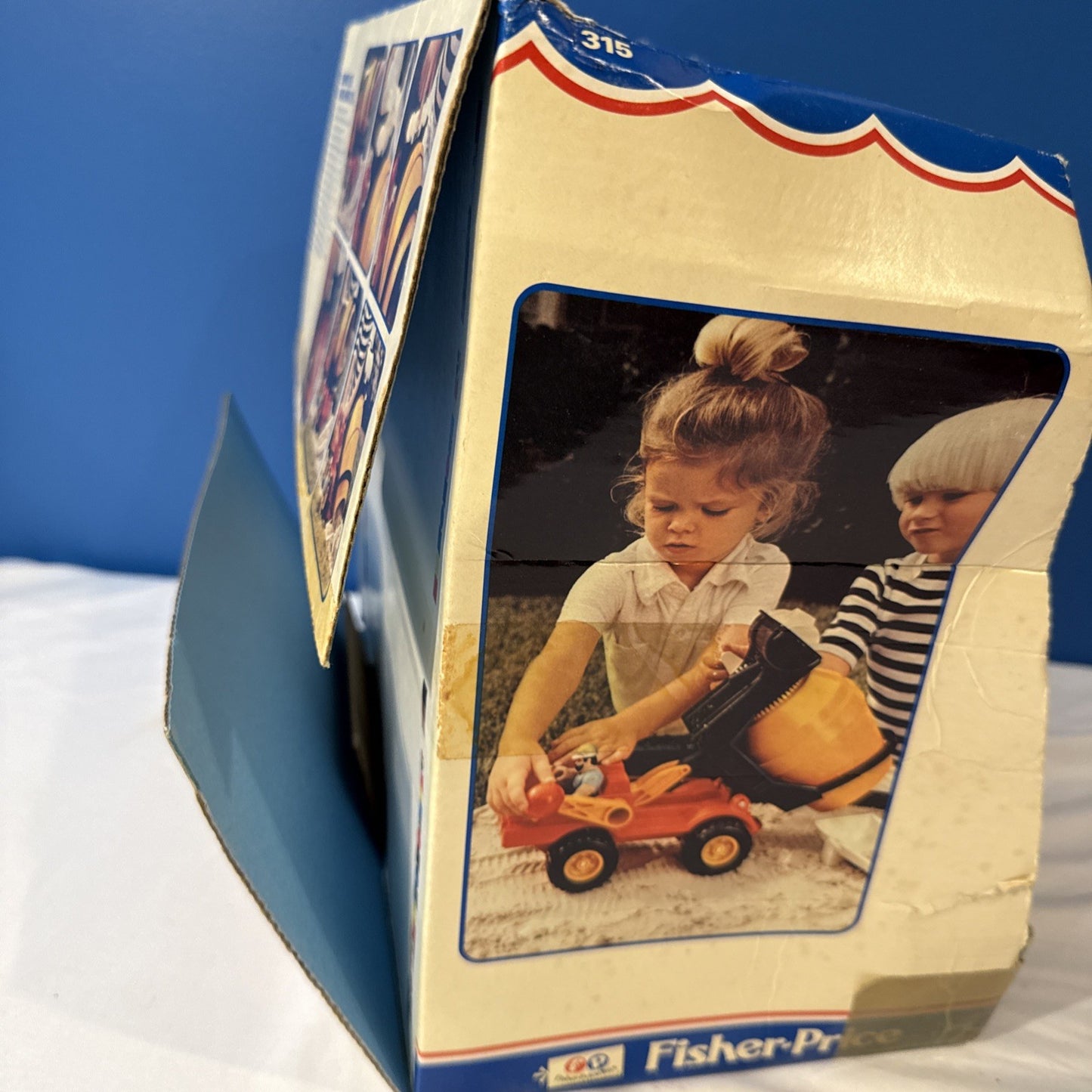 Vintage Fisher Price 315 Cement Mixer Dump Truck 1978 Original Box Toy